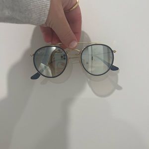 Ray-Ban Women's Rb3647n Double Bridge Round Sunglasses